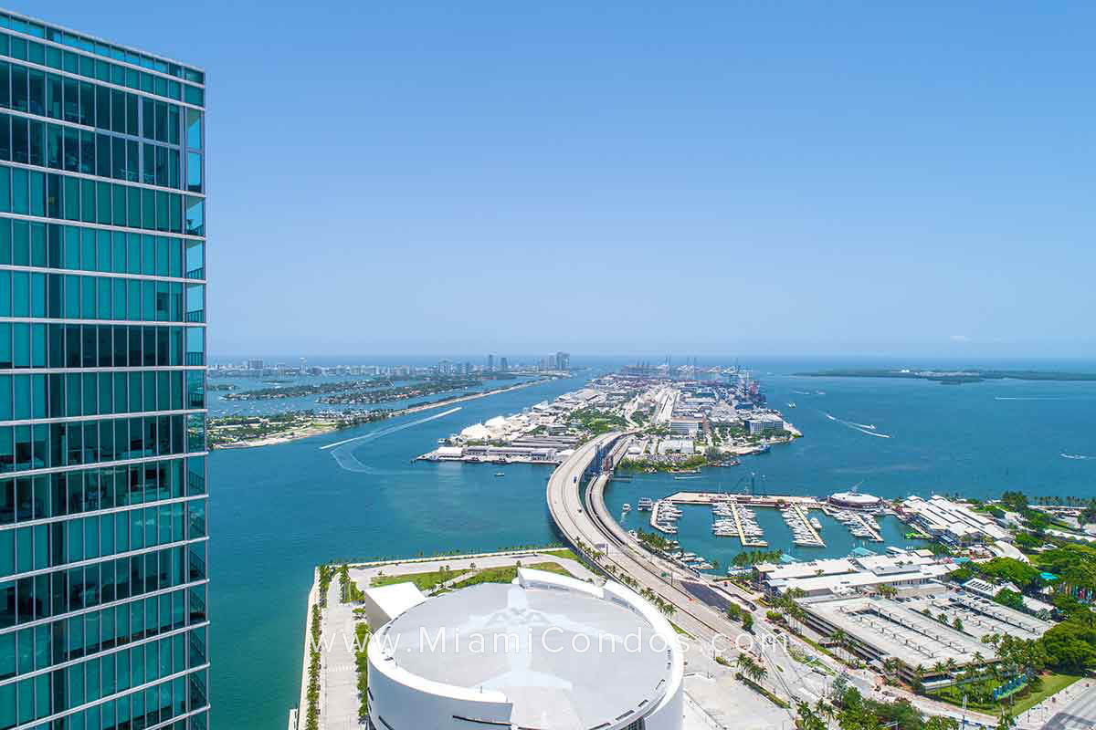 Marina Blue Condos in Downtown Miami Views