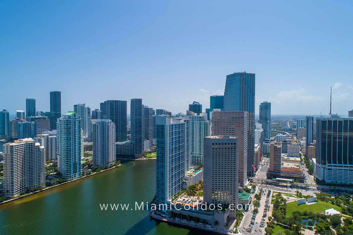 One Miami Condo Towers in Downtown Miami