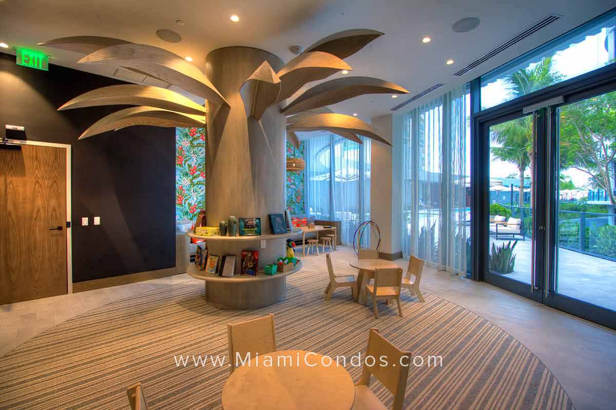 Park Grove Condos in Coconut Grove - Children's Play Room