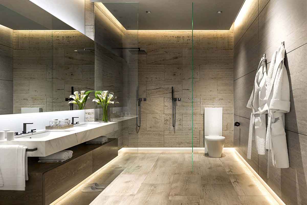 GlassHaus Condos Bathroom