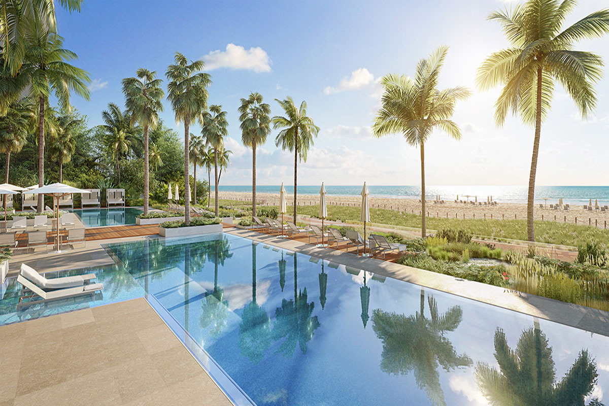 Rendering of 57 Ocean Miami Beach Pool