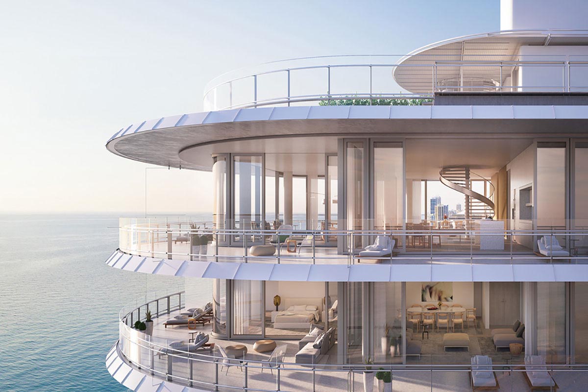 Rendering of Eighty Seven Park Penthouse View