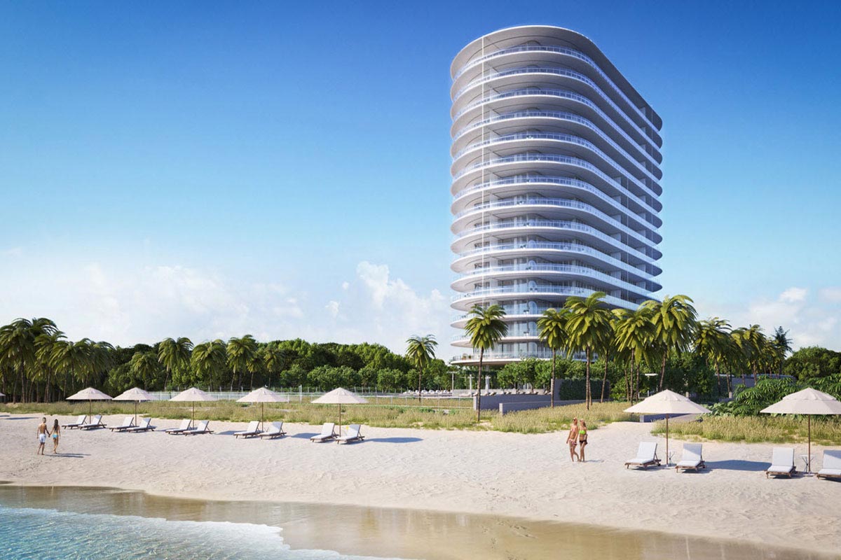 Rendering of Eighty Seven Park in Miami Beach