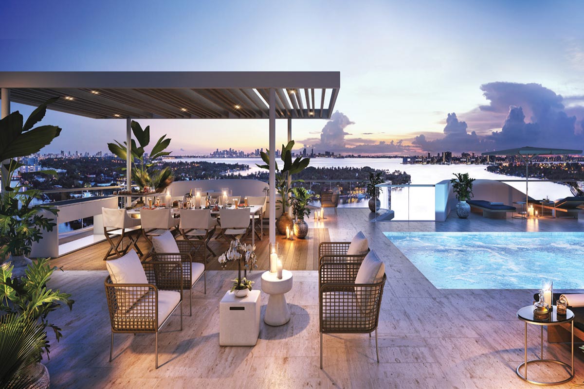 Rendering of Monaco Yacht Club & Residences Rooftop Terrace