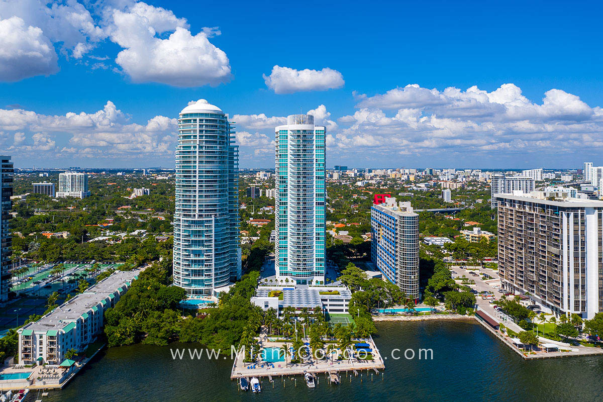 Skyline on Brickell in Miami