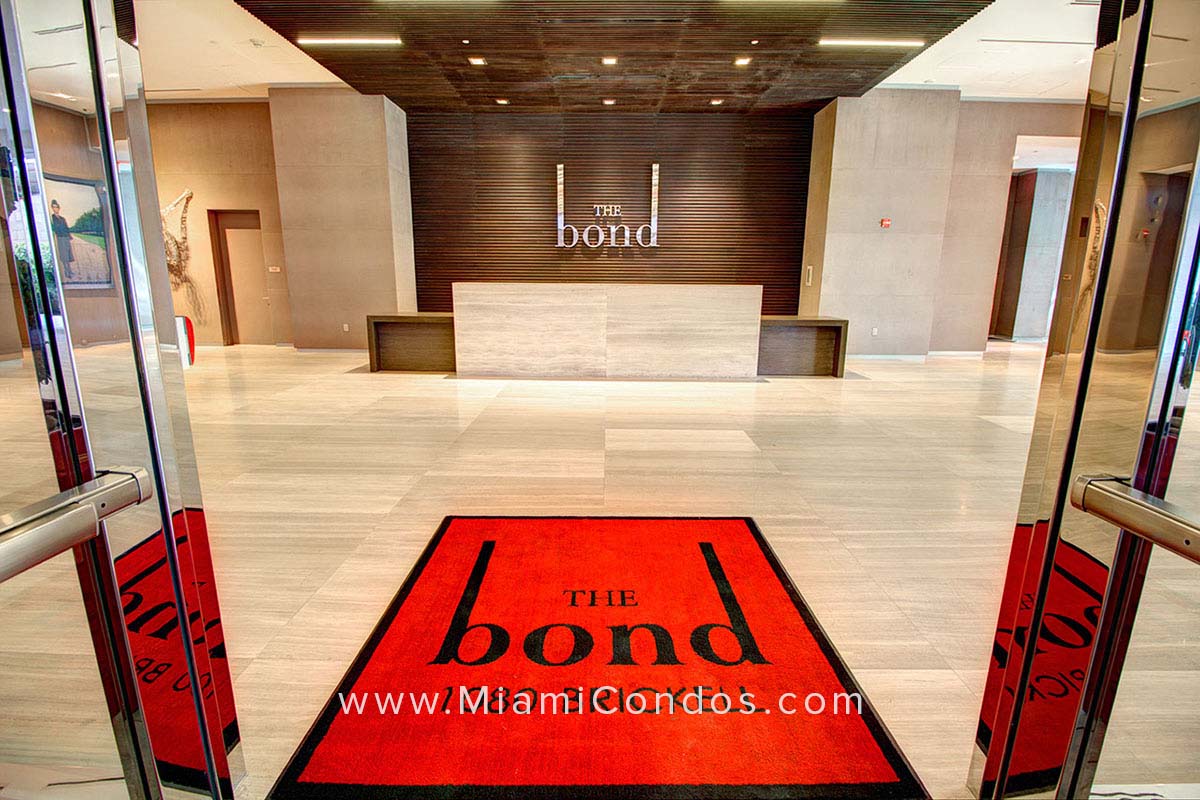 The Bond on Brickell Lobby Entrance