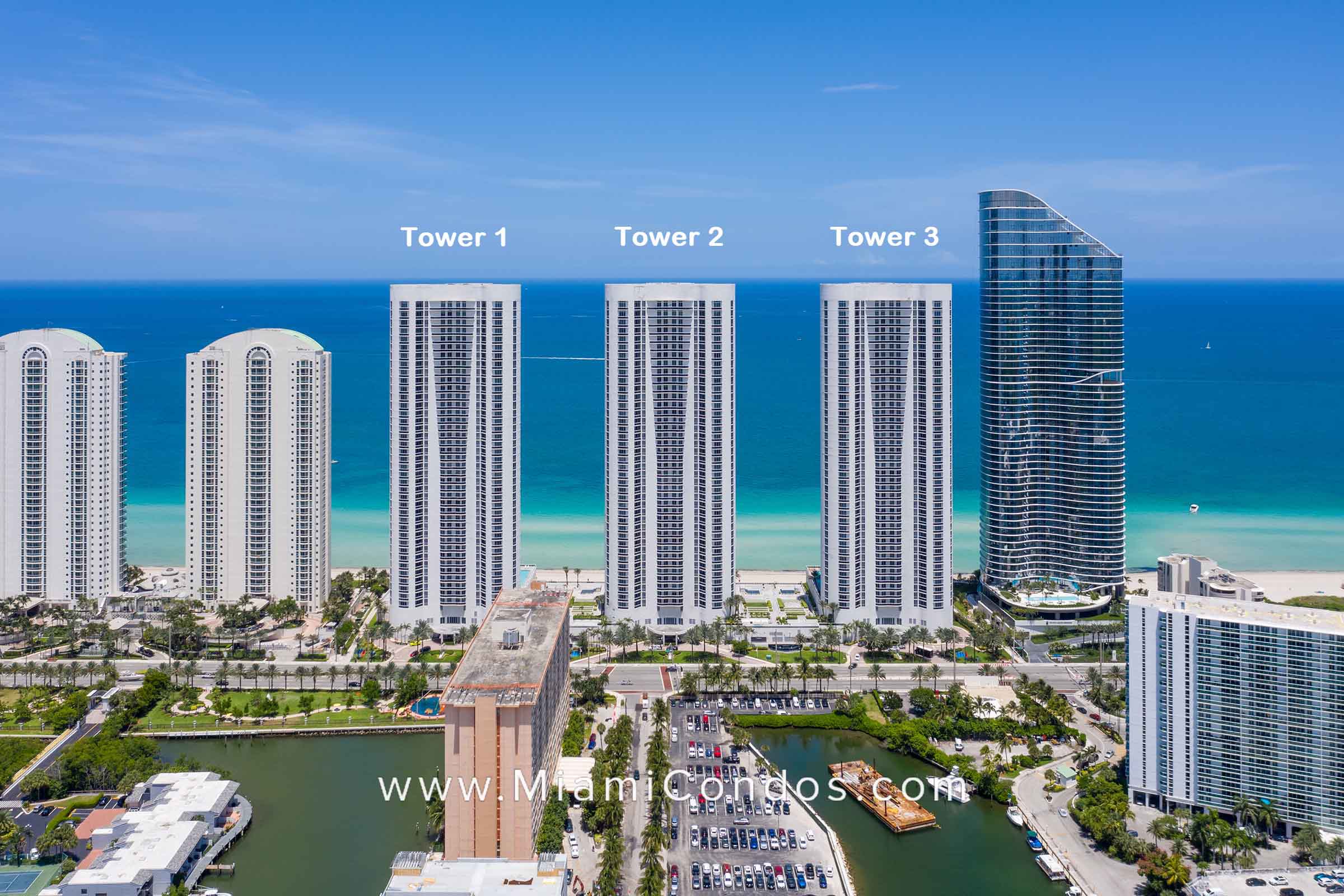 Trump Towers in Sunny Isles Beach, Florida