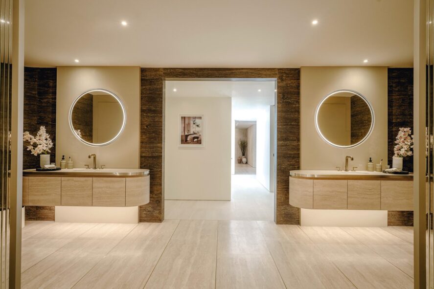 1428 Brickell Sales Gallery Sample Bathroom