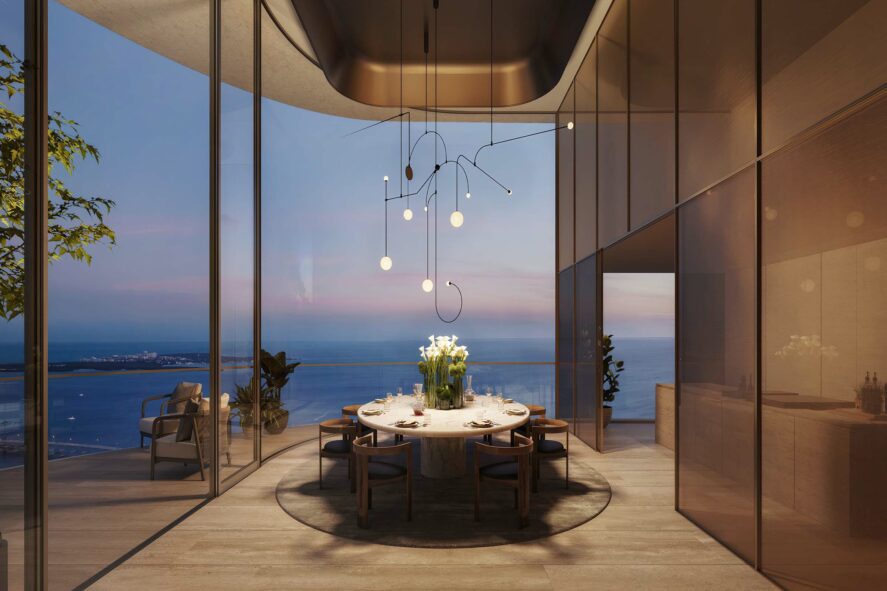 Rendering of 1428 Brickell Private Dining