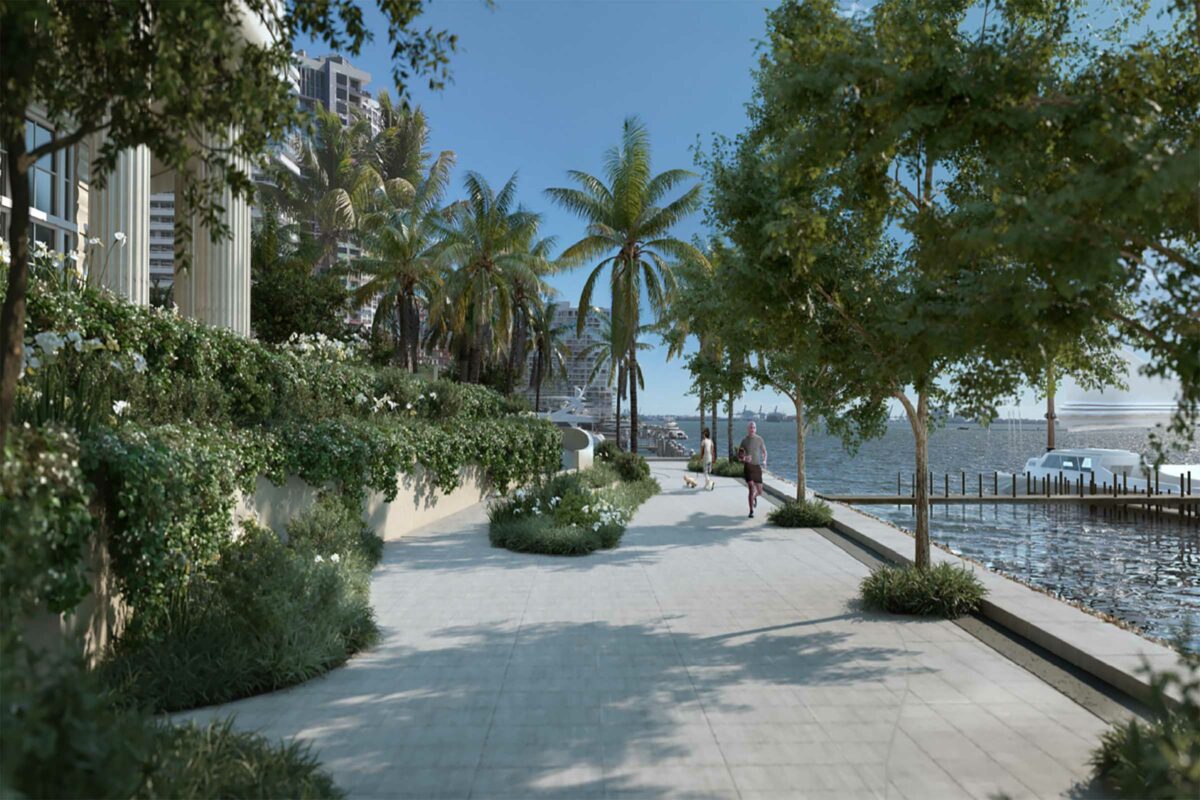 Rendering of St Regis Residences Miami Brickell Waterfront Trail