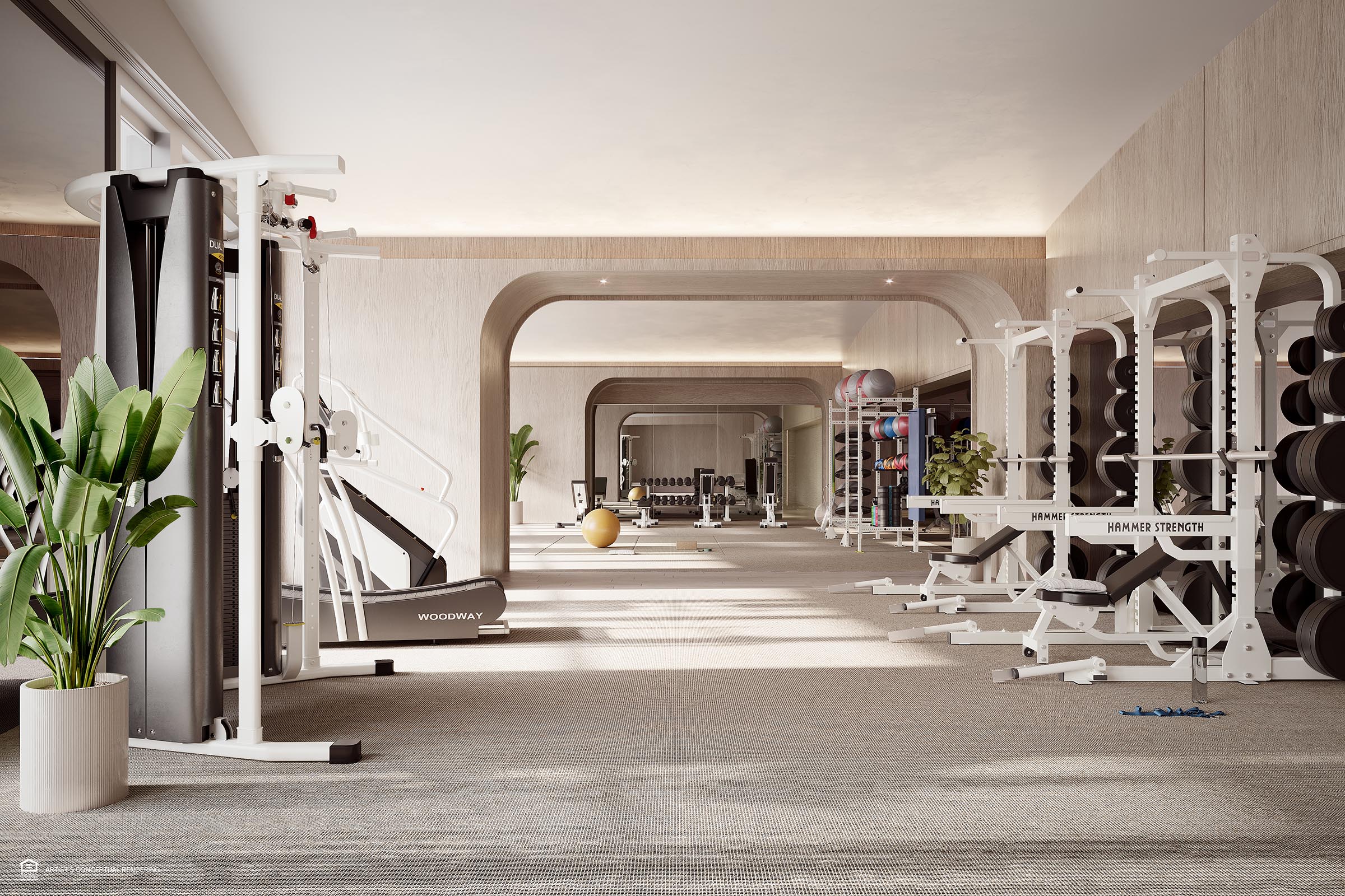 Rendering of St Regis Residences Miami Fitness Center