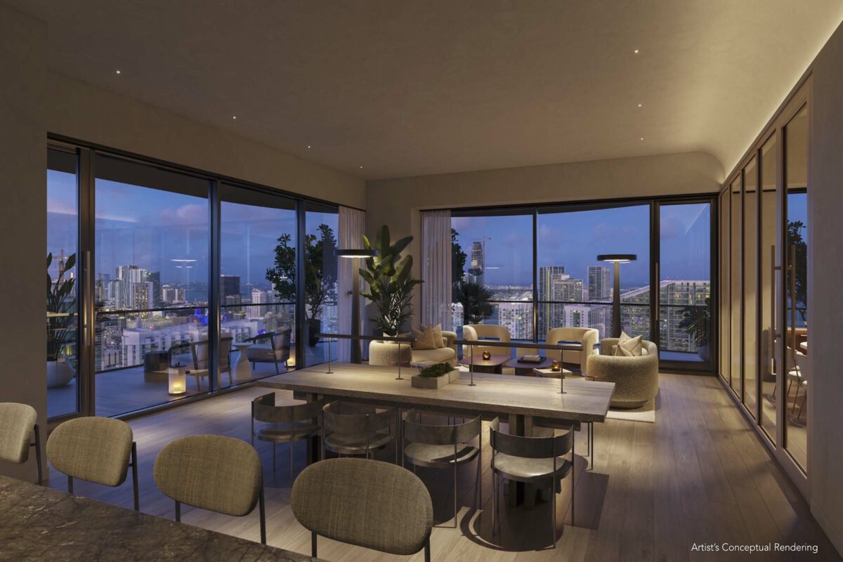 Rendering Of Lofty Brickell Penthouse Observatory