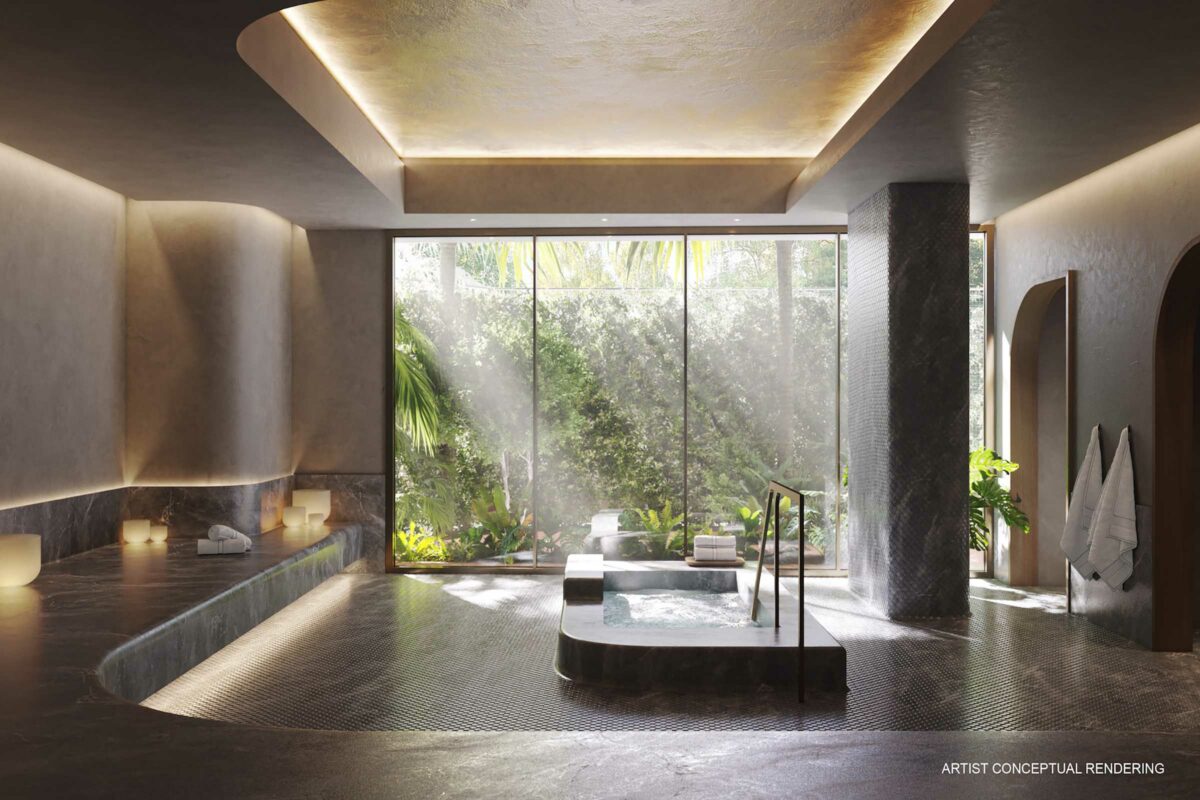 Rendering Of Lofty Brickell Spa Plunge Pool