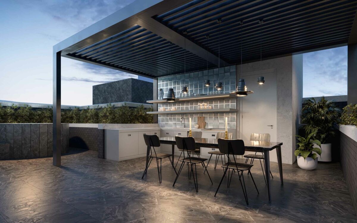 Rendering Of Diesel Condominiums Wynwood Rooftop