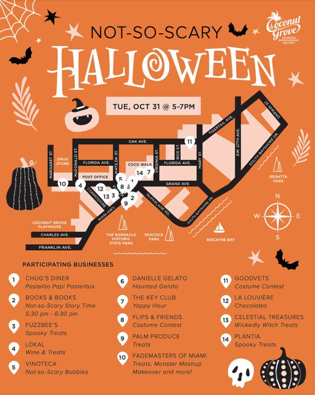 Coconut Grove Not So Scary Halloween Full Lineup