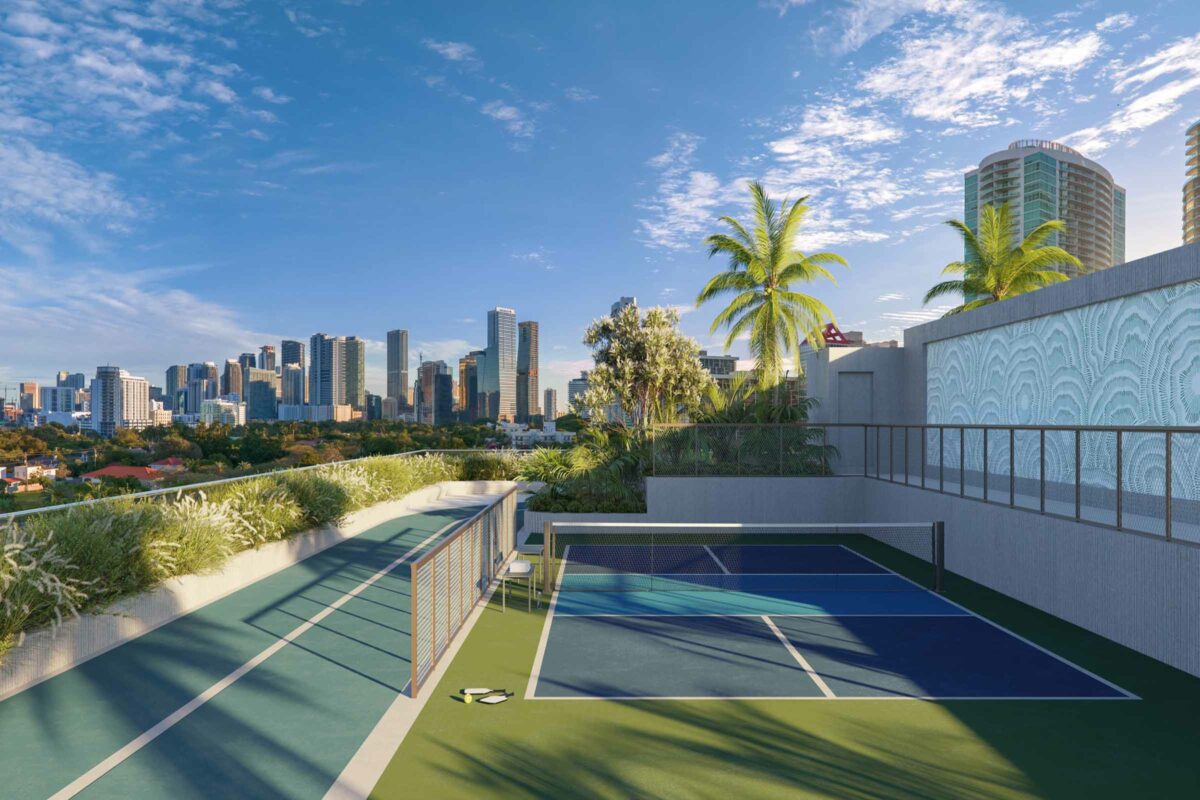 Rendering of 2200 Brickell Pickleball