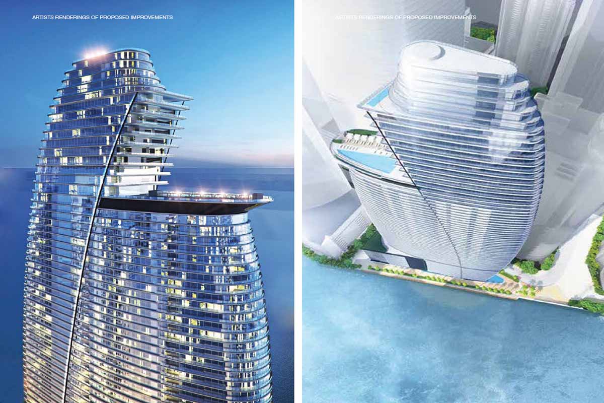 Rendering of Aston Martin Residences in Downtown Miami