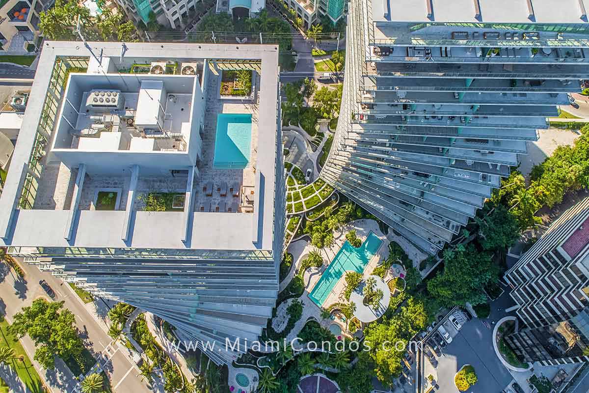 Grove at Grand Bay Condos Aerial View