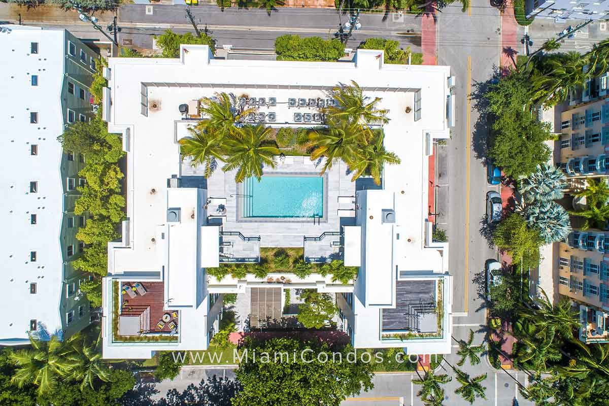 Louver House South Beach Condos Pooldeck