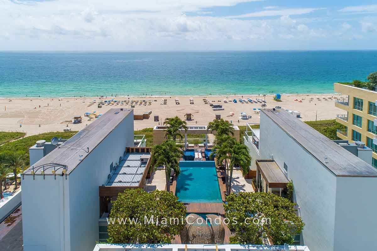 Ocean House South Beach Condos Penthouse Pool