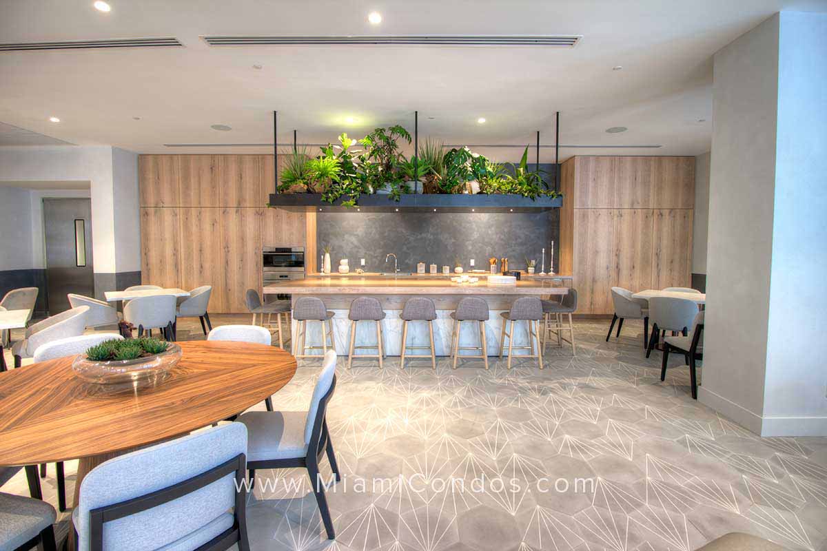 Park Grove Condos in Coconut Grove - Private Restaurant