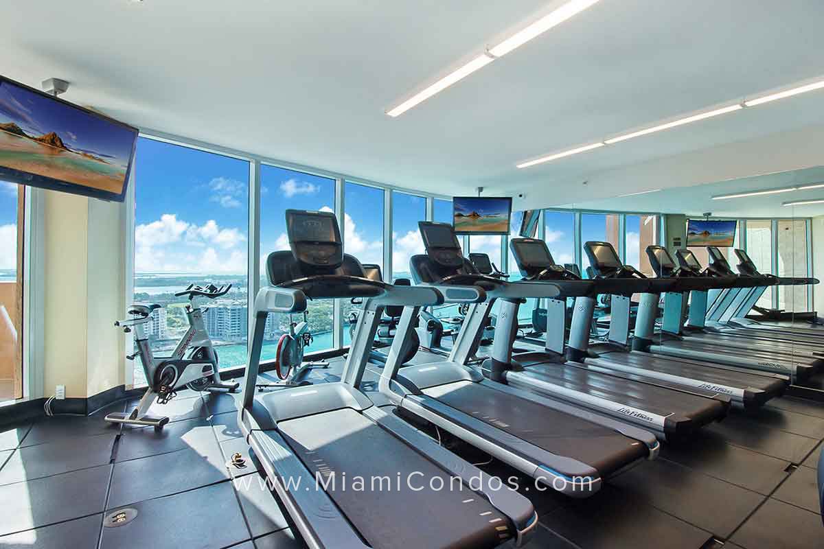 Portofino Tower Condos South Beach Cardio Room