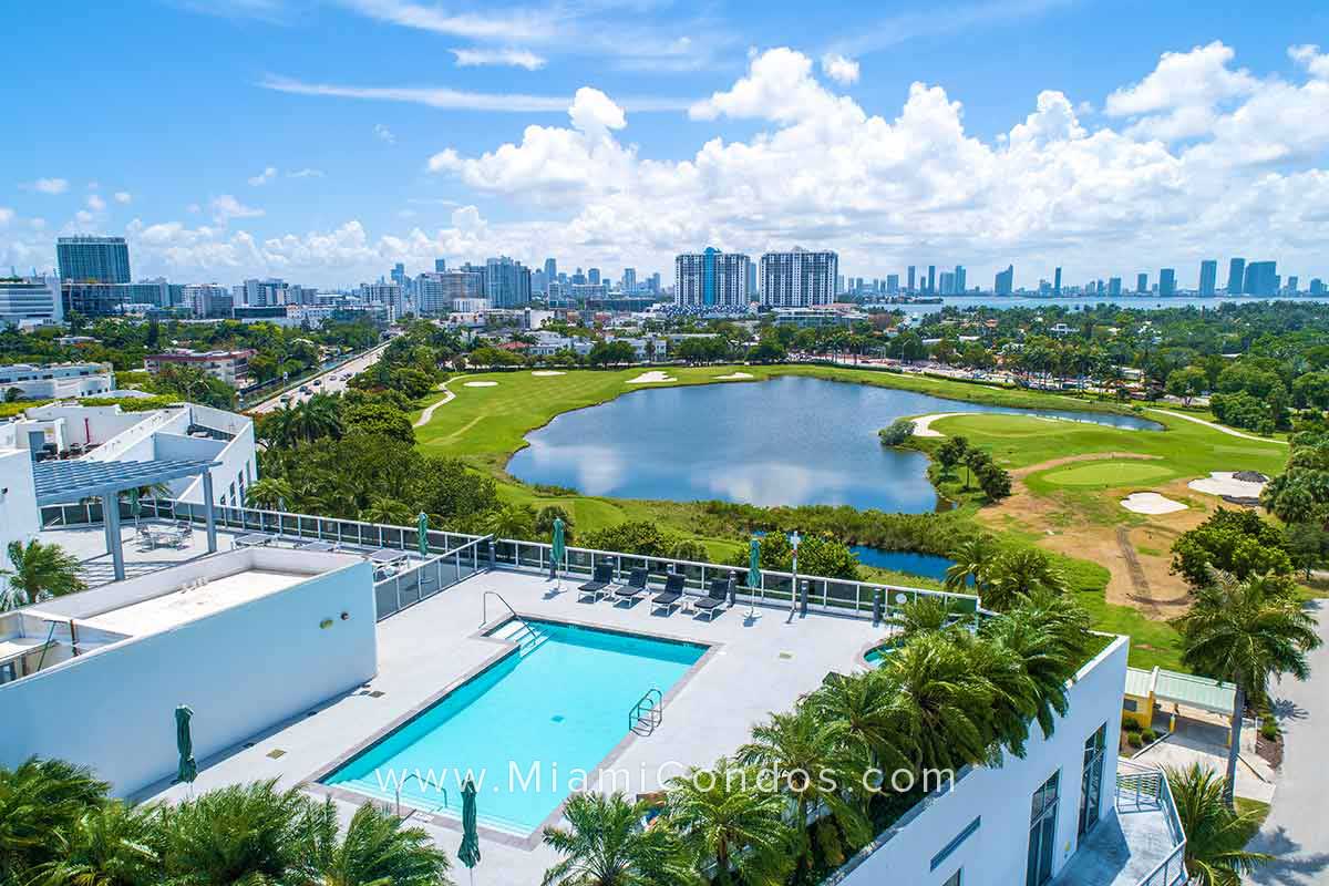 The Meridian Condos South Beach Rooftop View