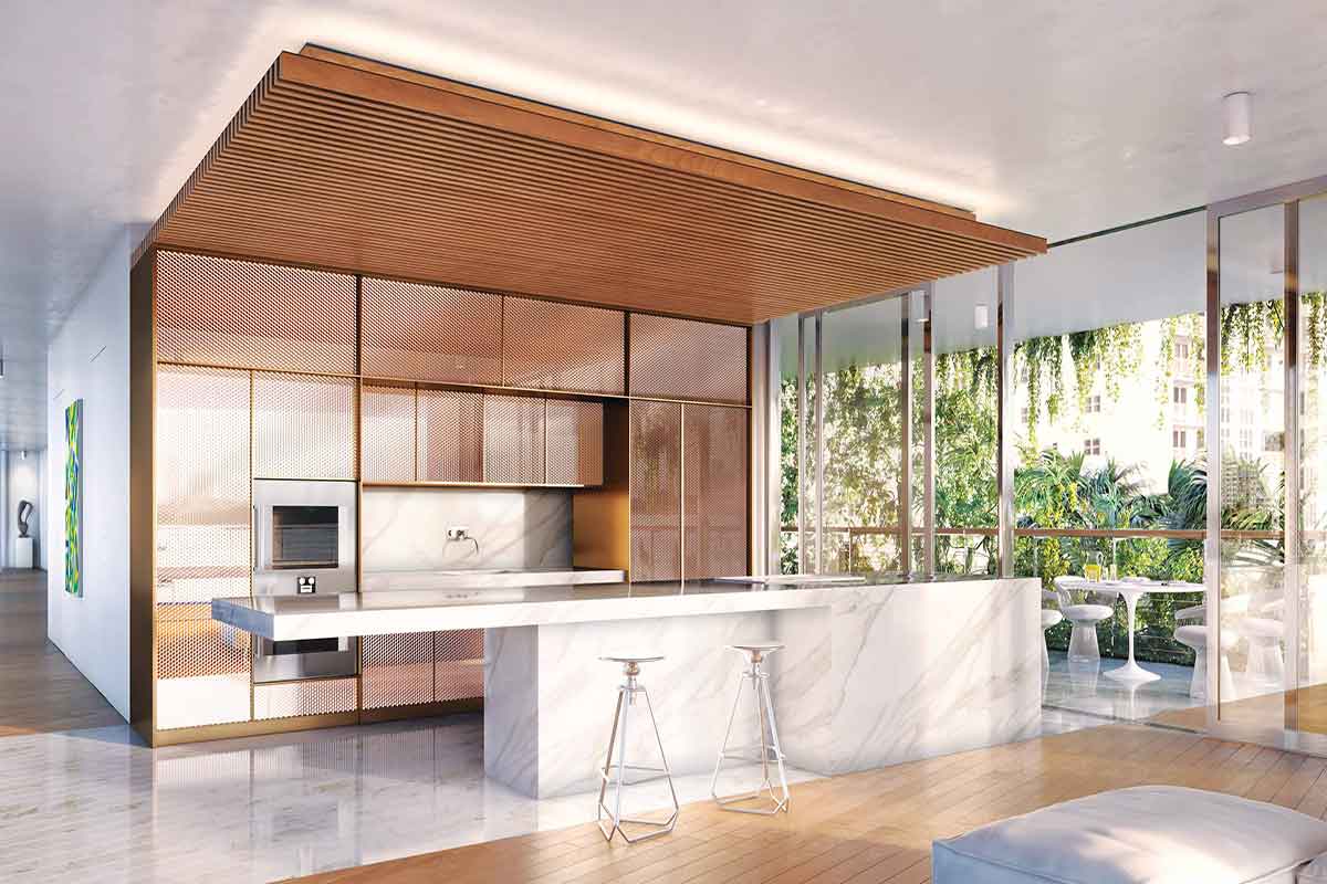 Rendering of Monad Terrace South Beach Kitchen