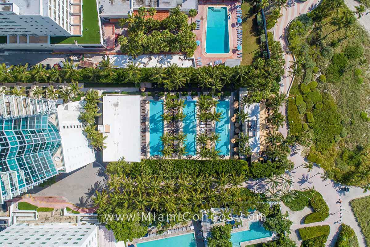 Setai South Beach Condos Amenity Deck