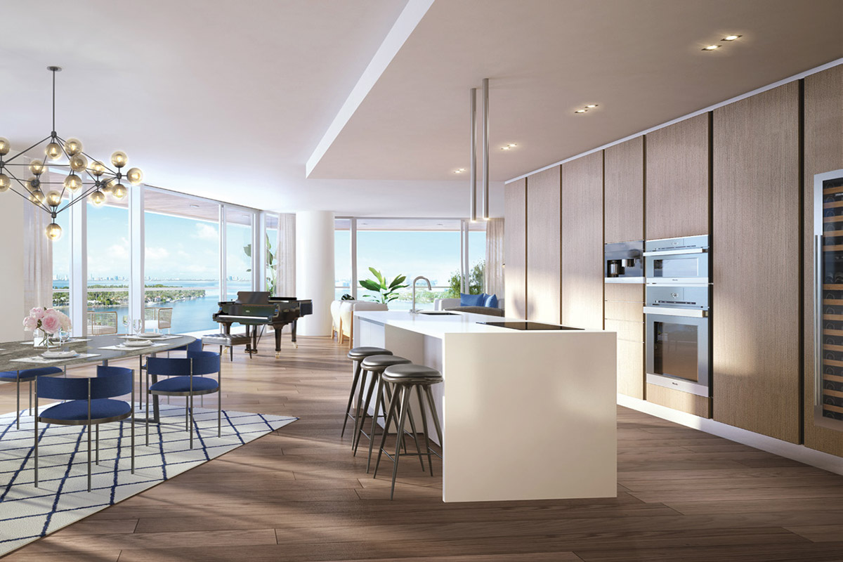 Rendering of Monaco Yacht Club & Residences Kitchen