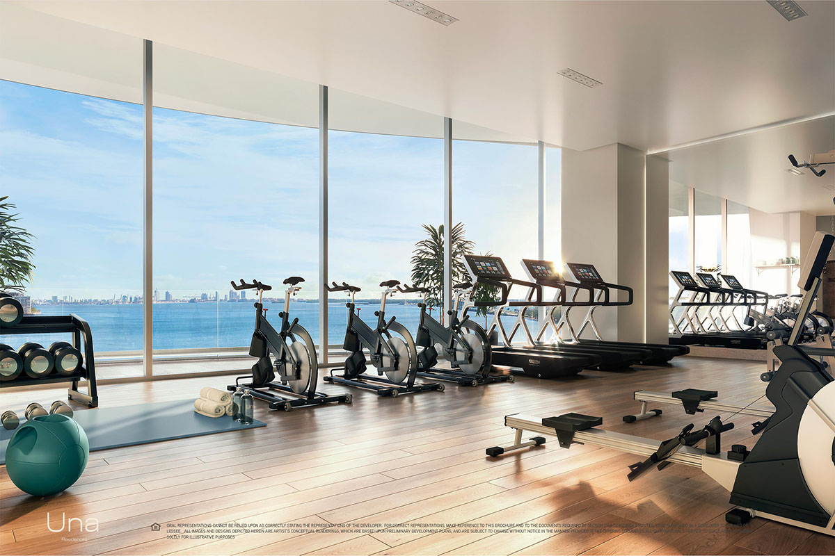 Rendering of Una Residences Gym