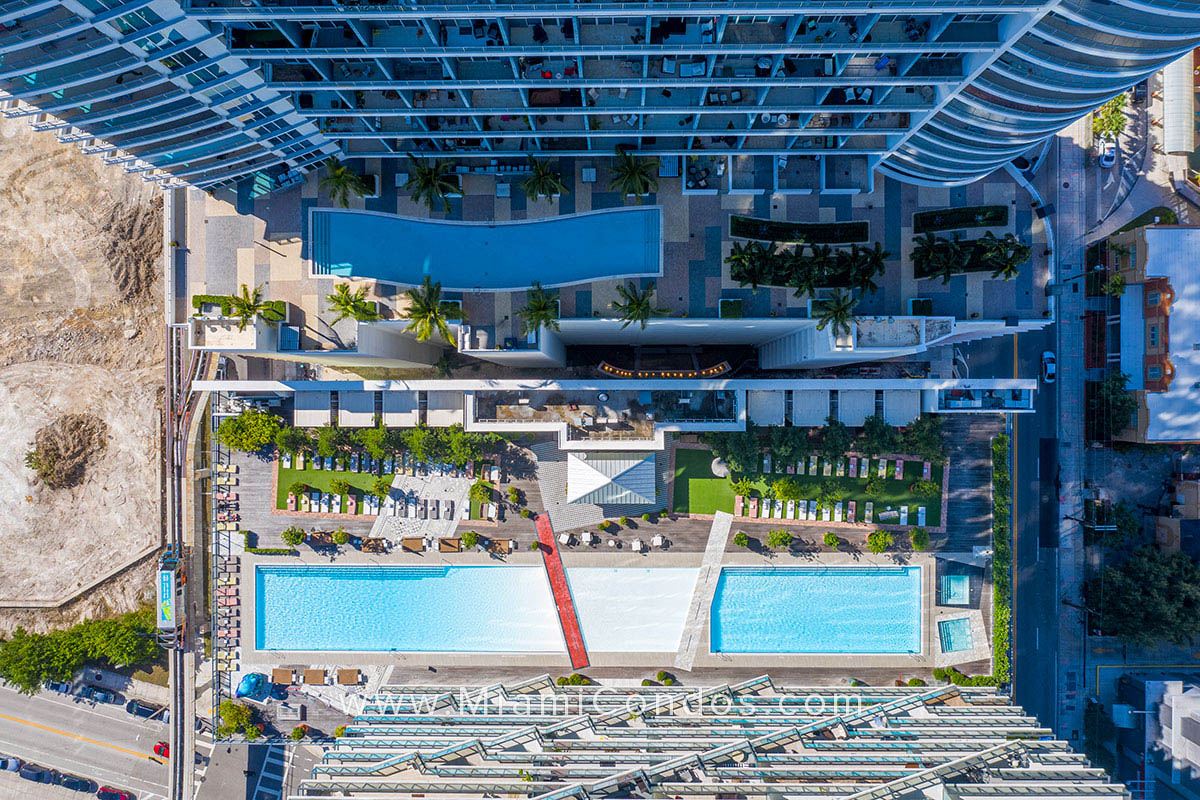 SLS Brickell Residences Amenities Deck