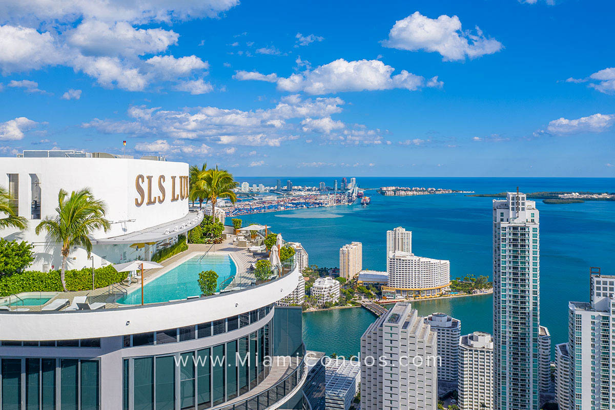 SLS Lux Brickell Condos View