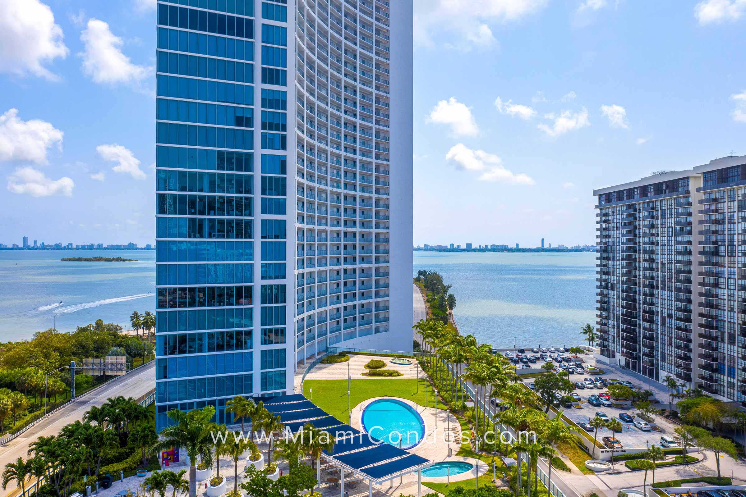 Blue Condominium Pool Deck