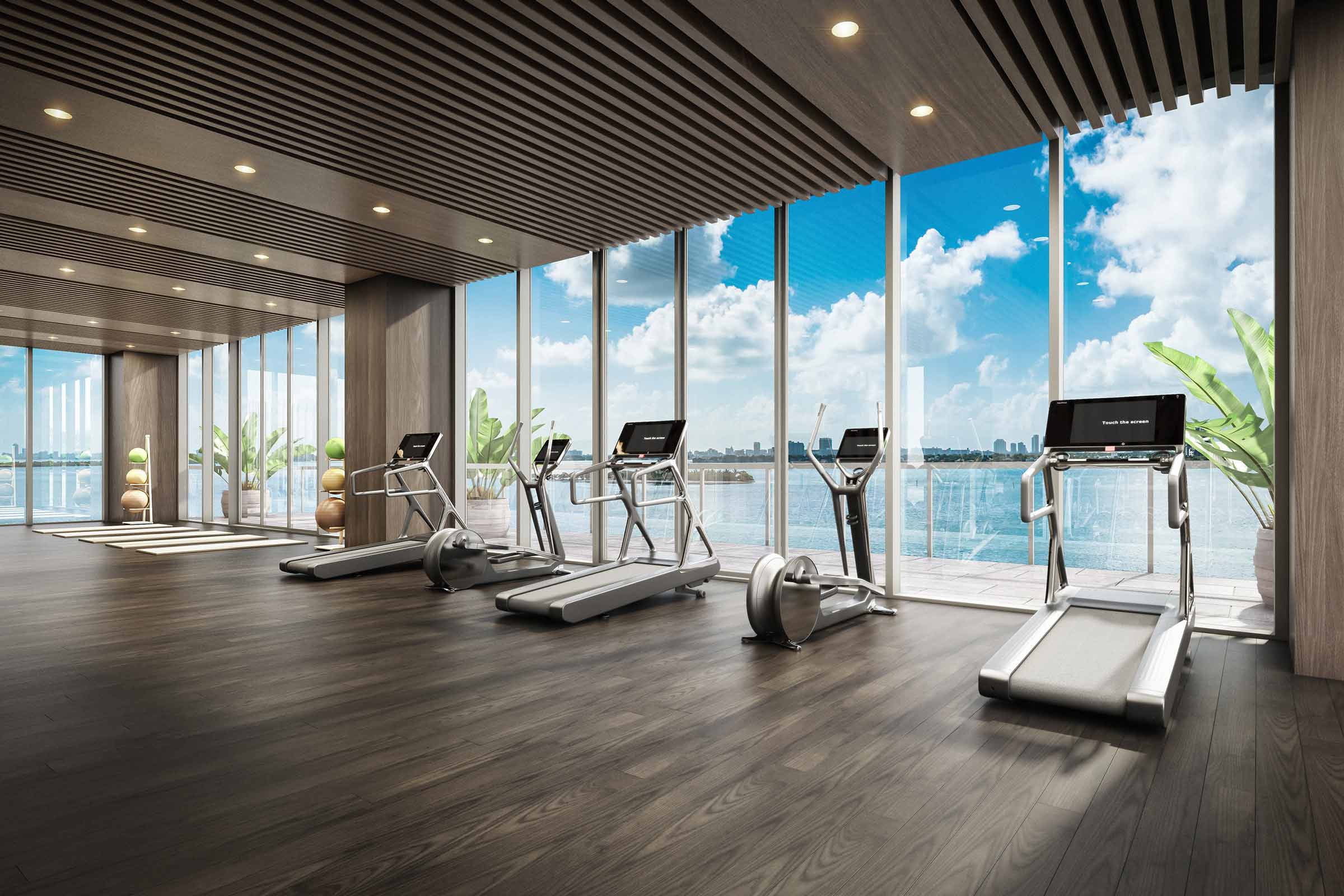 Elysee Condos Gym Rendering