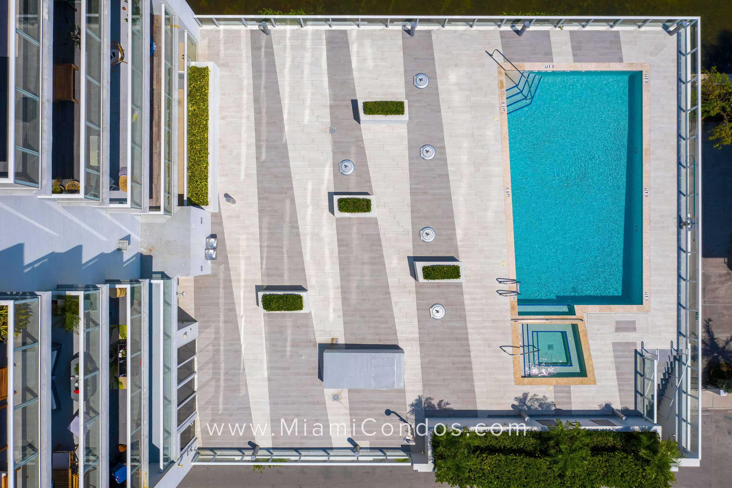 The Crimson Condos Pool Deck