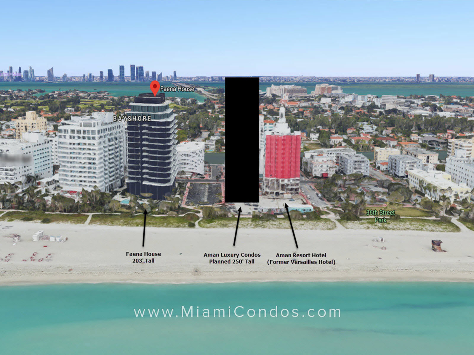 Aman Hotel Location in Miami Beach