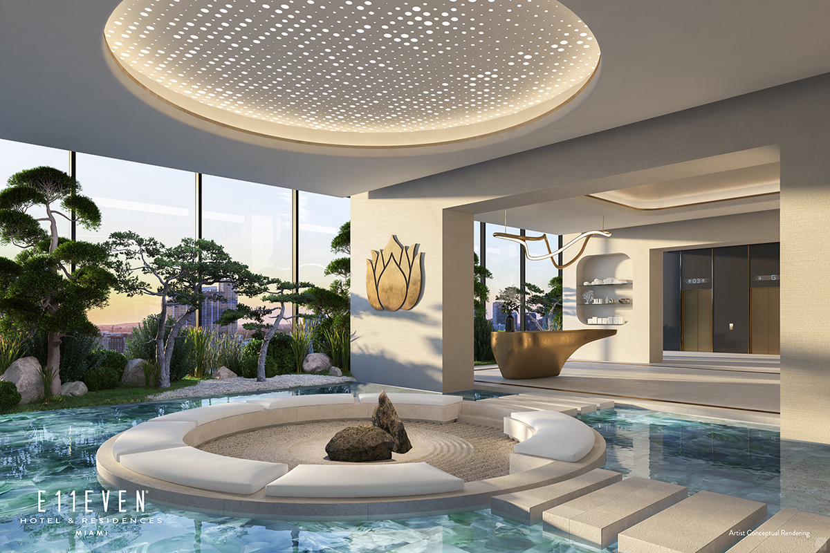 Rendering of E11EVEN Residences Miami Wellness Center