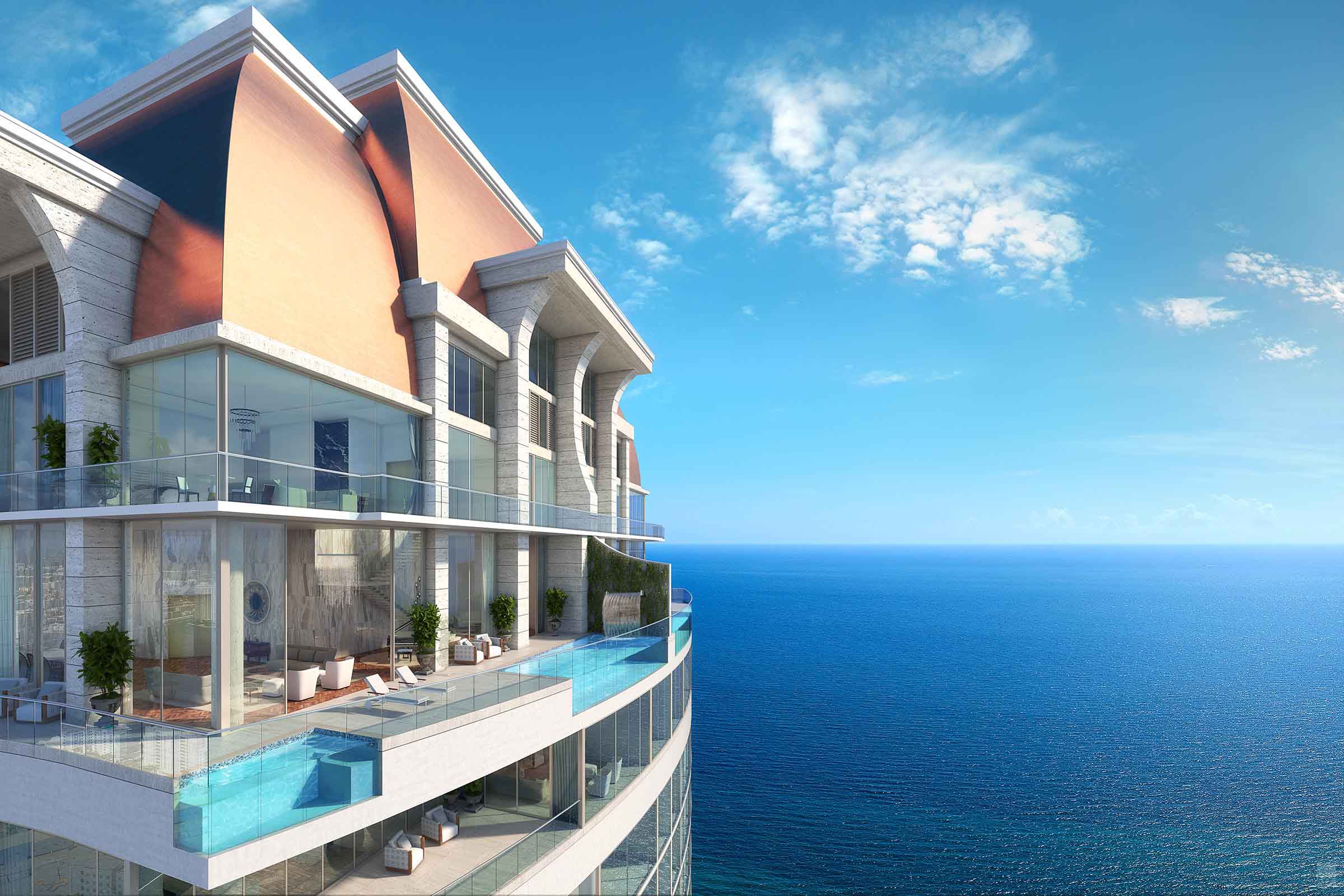 Rendering of The Estates at Acqualina Casa de Mare Terrace