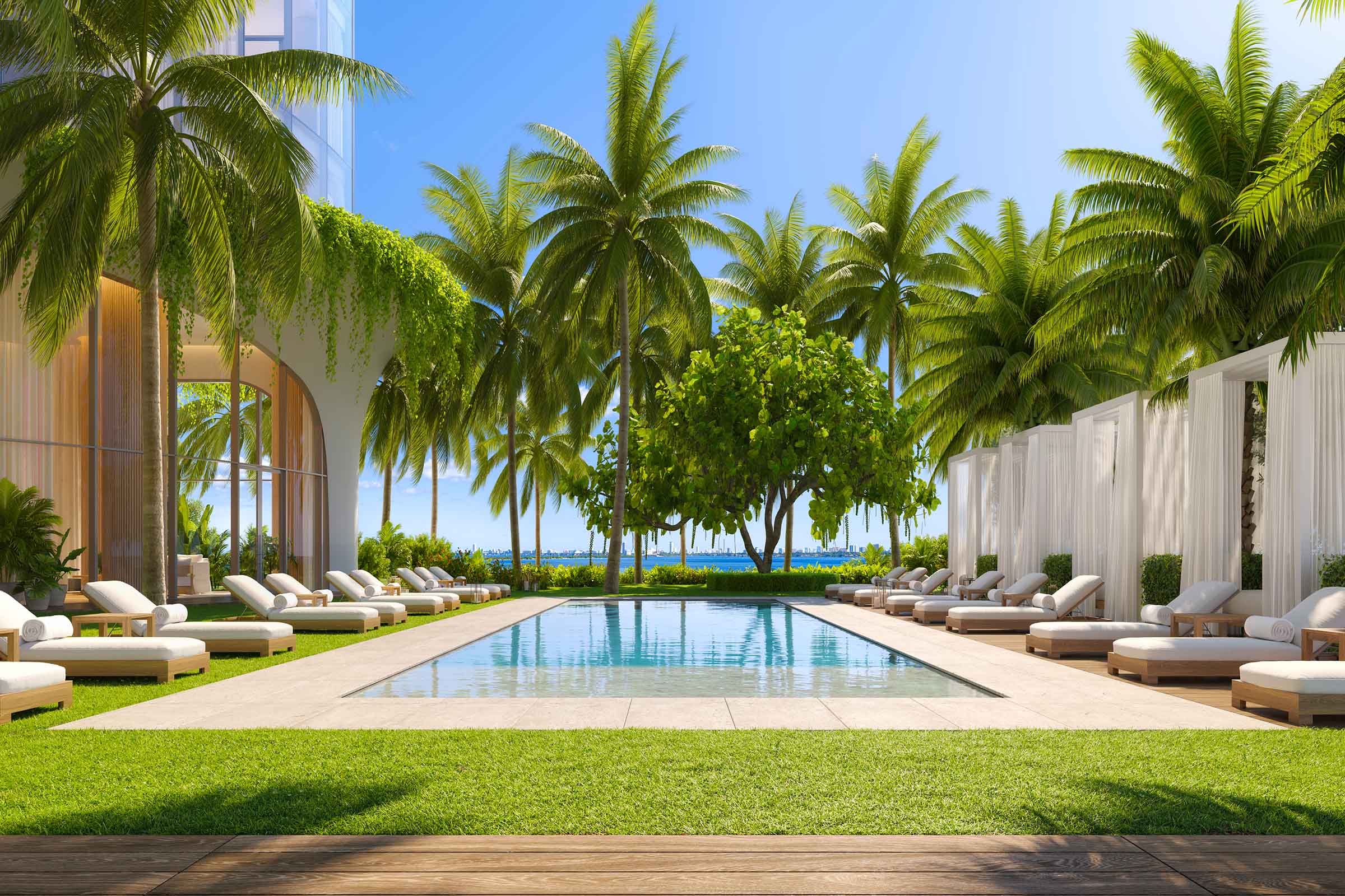 Rendering of EDITION Residences Miami Edgewater Pool