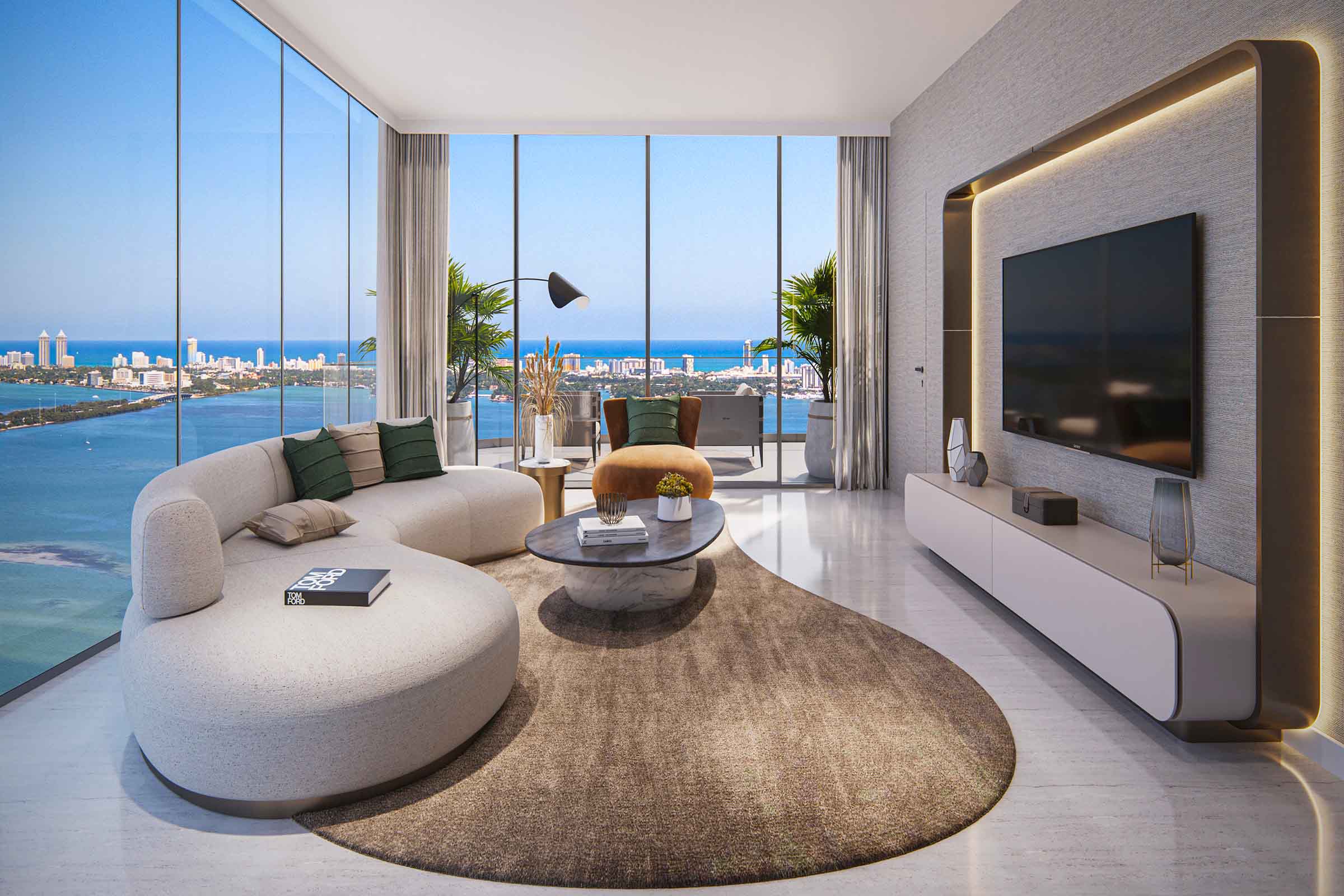 Rendering of Aria Reserve Living Room
