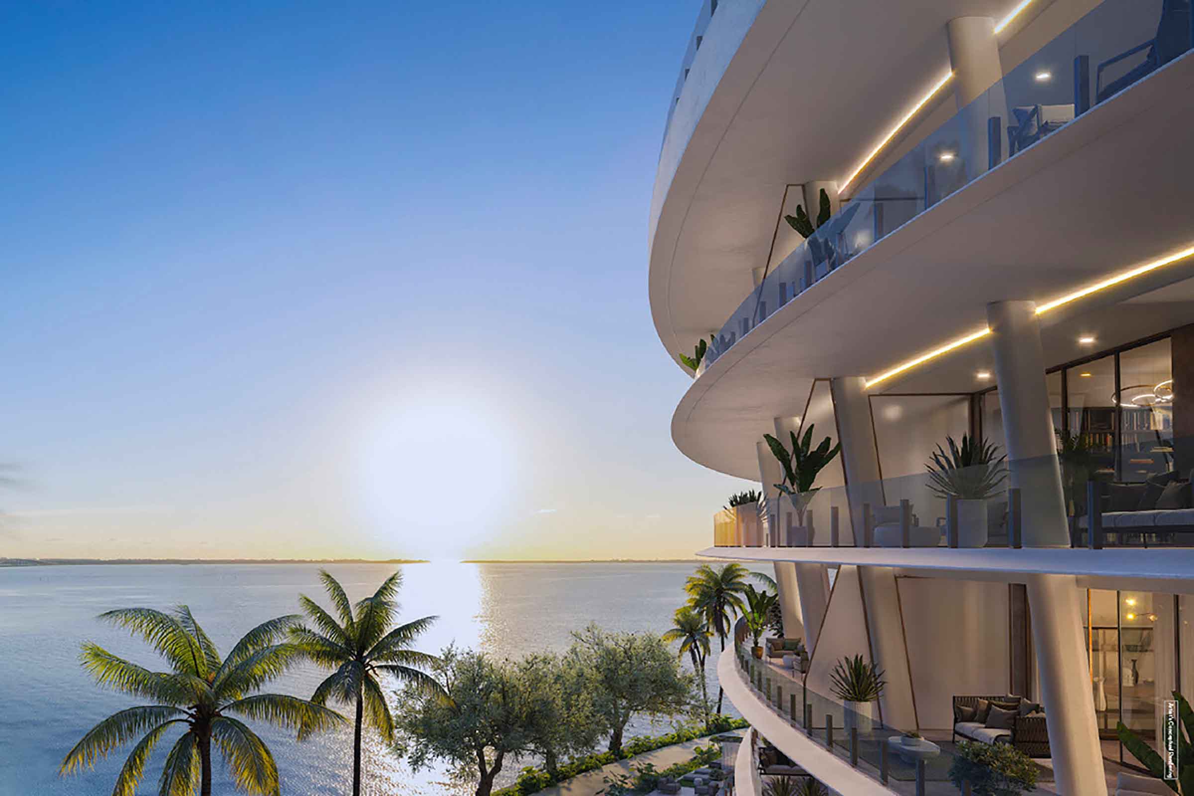 Vita at Grove Isle Terrace View Rendering