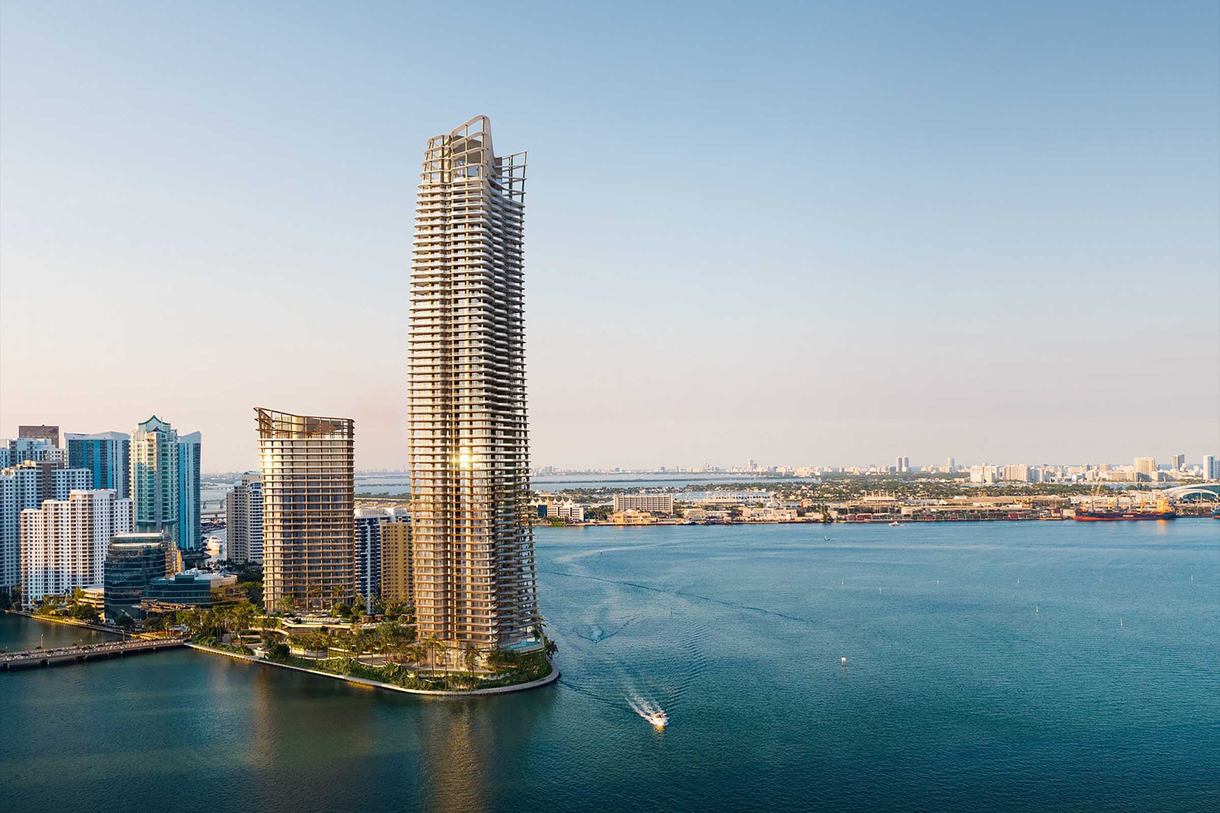 Rendering of The Residences at Mandarin Oriental, Miami One Island Drive