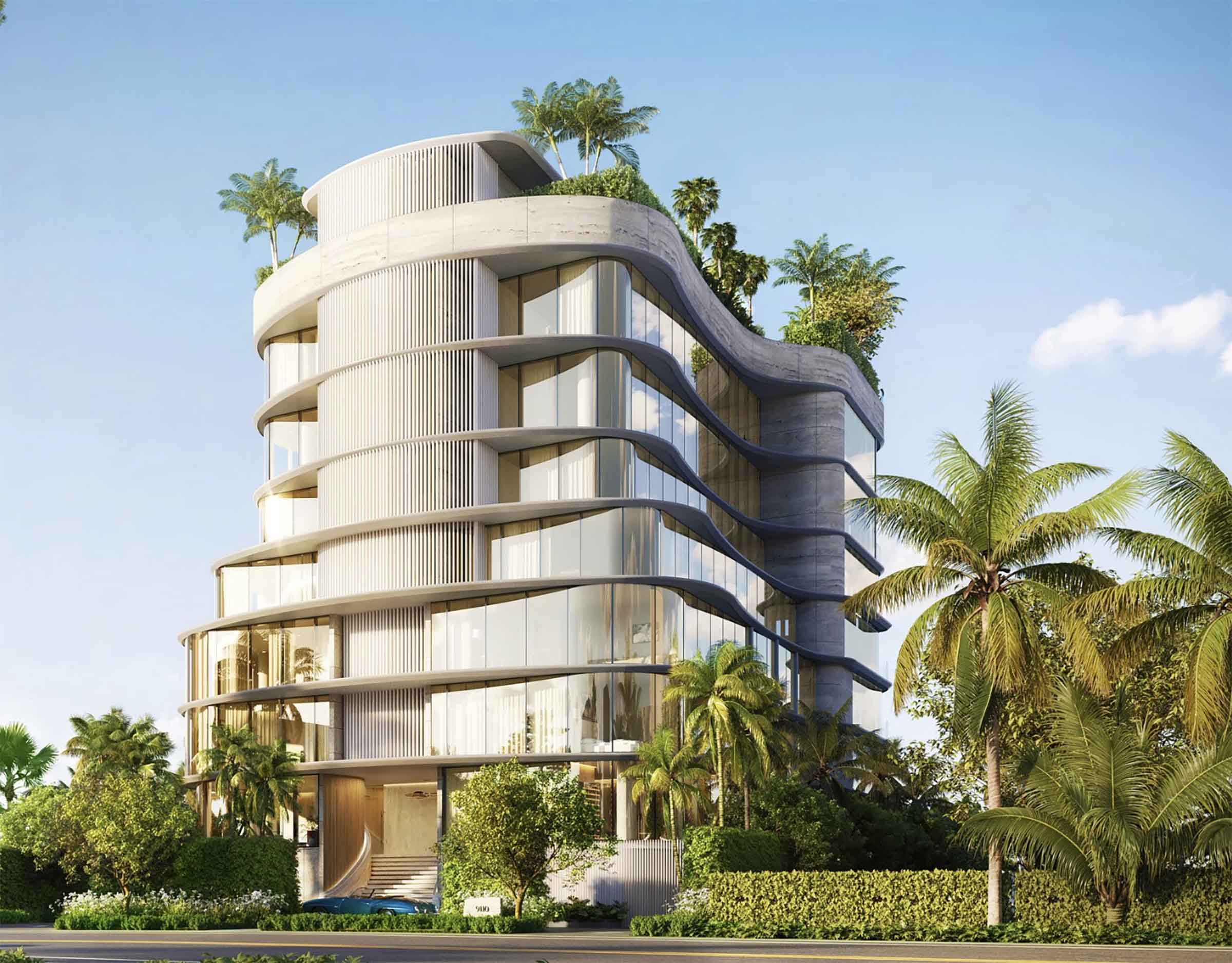 Rendering of Indian Creek Residences & Yacht Club Facade